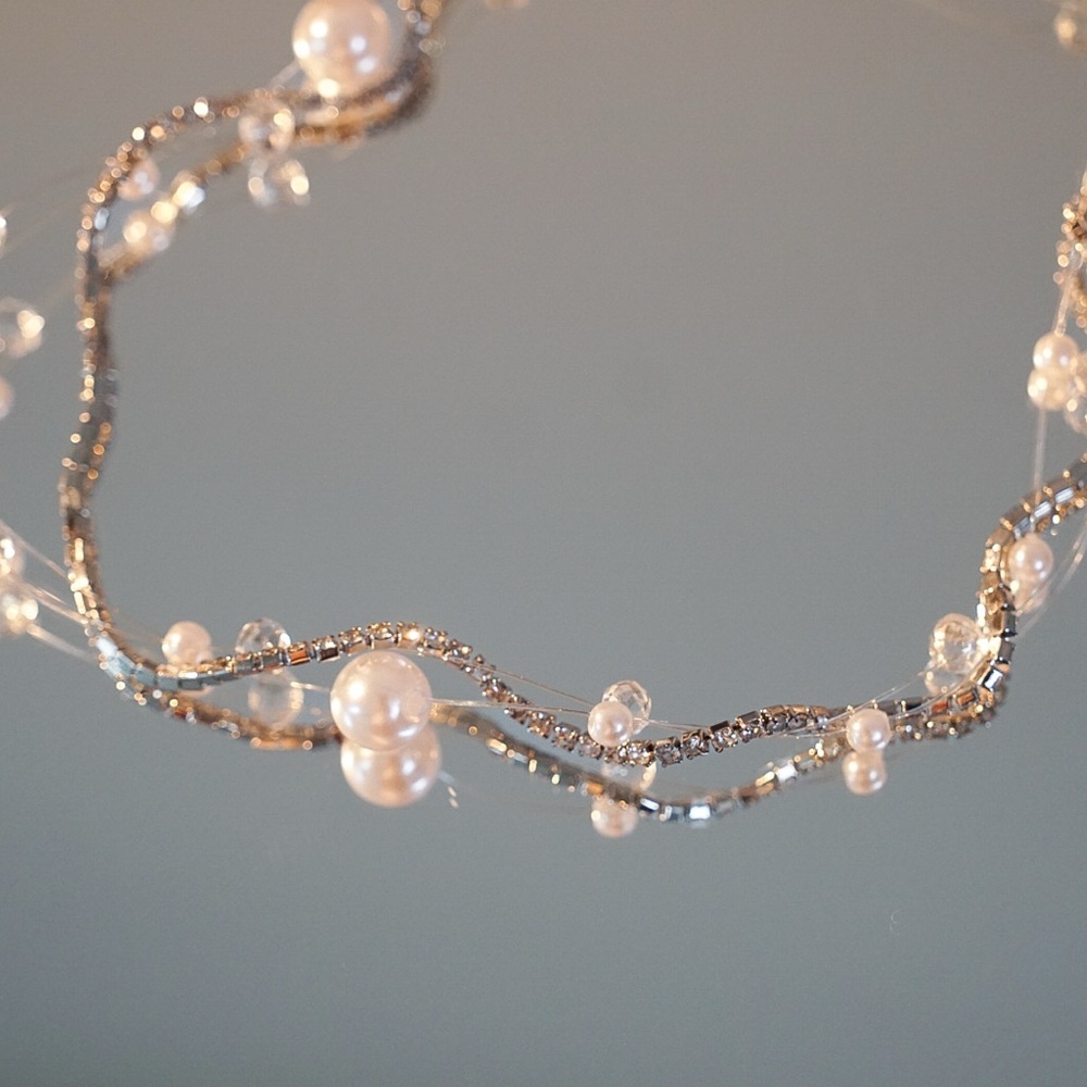 Pearl Crystal Necklace